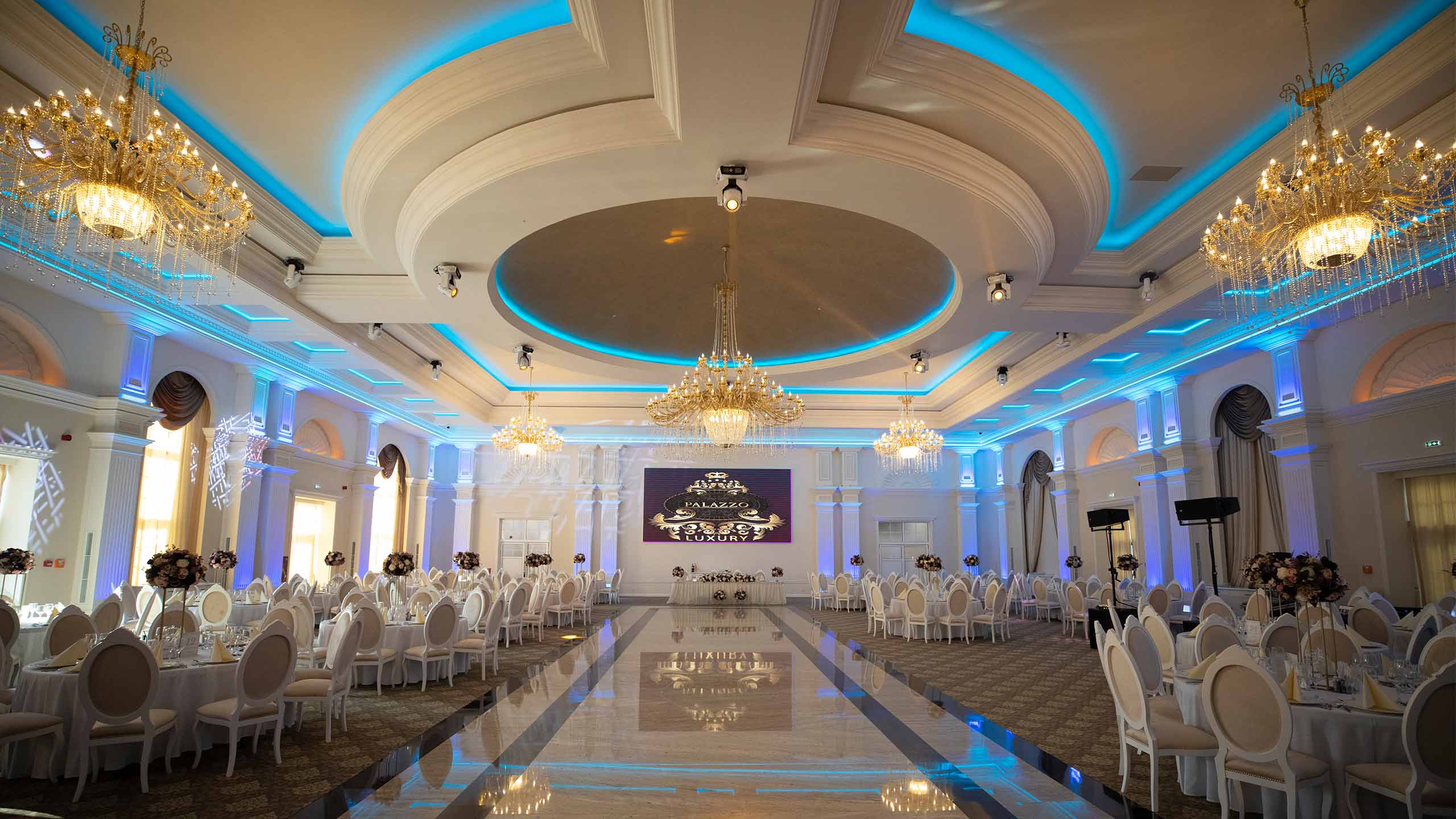 Interiorul restaurantului Palazzo Events